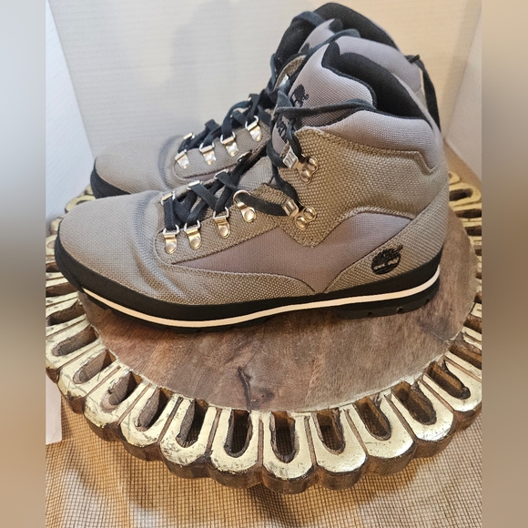 Timberland Euro Hiker Hiking Boots Mid Ankle Mens size 12 M grey 6139A - Picture 1 of 12